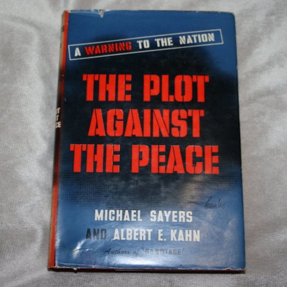 🕵️ The Plot Against the Peace · Vintage Hardcover (Bd) - Picture 1 of 5